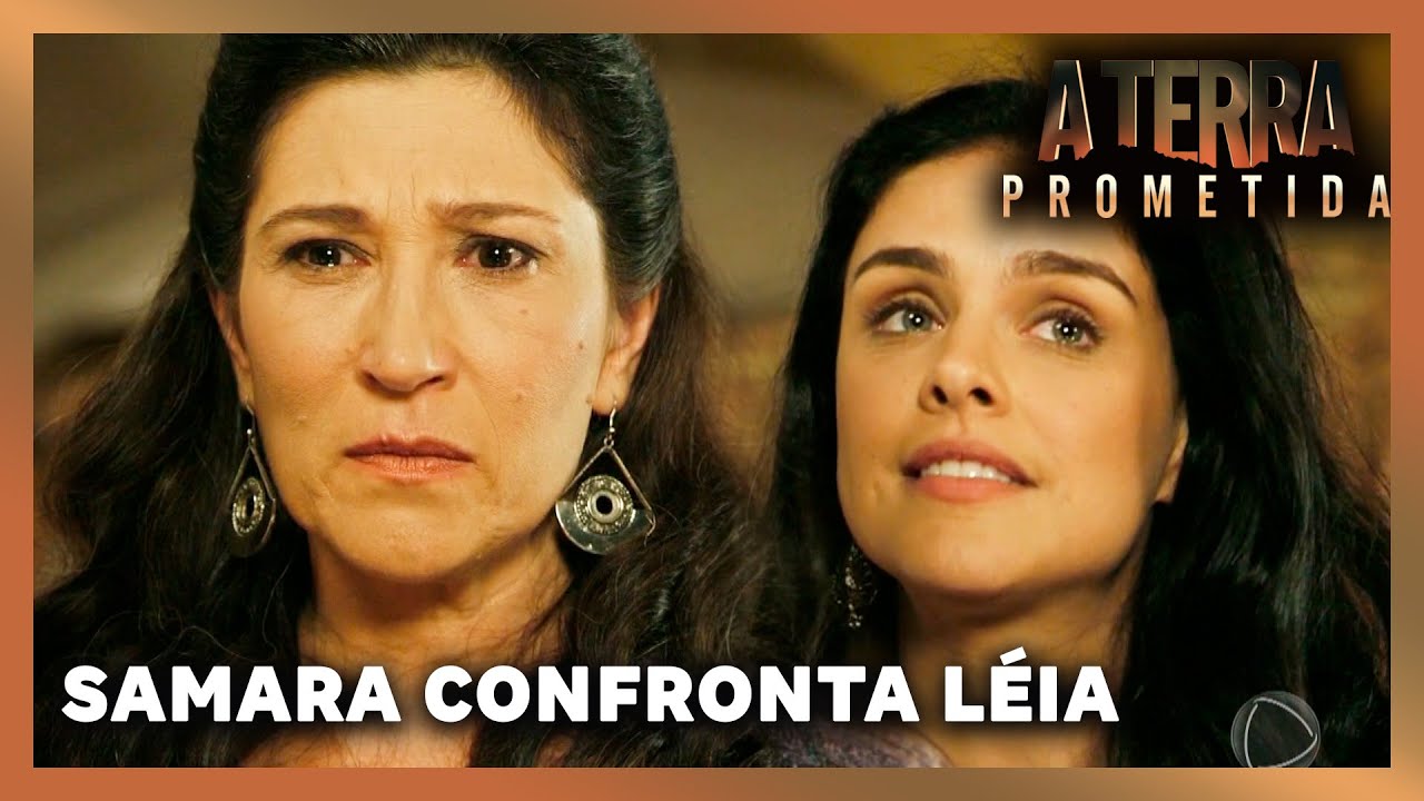 A TERRA PROMETIDA: Samara pressiona Léia para saber quem é Yana - YouTube
