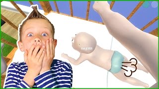 Baby FARTS in DADDY'S FACE ft. Freddy
