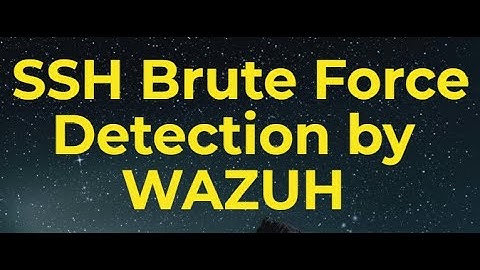 SSH Brute Force Attack Detection Using WAZUH