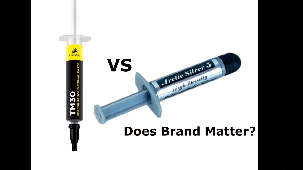 det er alt Atticus Faldgruber Arctic Silver 5 vs Corsair TM30 "Thermal Paste battle!" Does brand Matter?  - YouTube