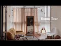 【ルームツアー】1R｜一人暮らし大人女子の小さな部屋｜お気に入りのインテリアと間接照明でリラックスできる空間づくり｜40代｜東京都｜9畳・ワンルーム｜Japanese  room tour