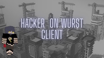 Bedwars clips: Hacker using Wurst Client on Hypixel.