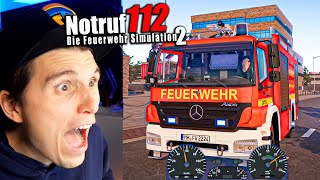 Das AUTO BRENNT! | Notruf 112 - Der Feuerwehr Simulator screenshot 3