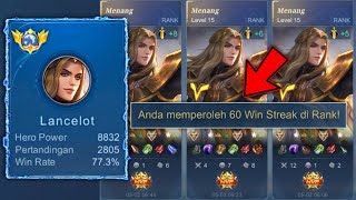 How to Win Streak Using Lancelot🔥 Here's the Correct Rotation And Farming‼️ - Mobile Legends