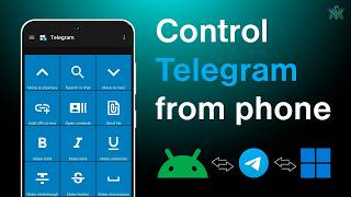 Telegram Remote Control Widget for PC | Keyboard Extension screenshot 2