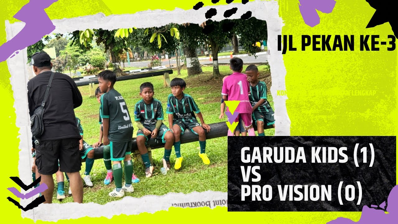 ⚡️3 POIN PENTING! Garuda Kids Bungkam Provision 1-0 | Indonesia Junior League Pekan 3