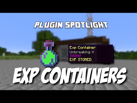 Minecraft Plugin Spotlight | Exp Containers by BB_Blocks_YT