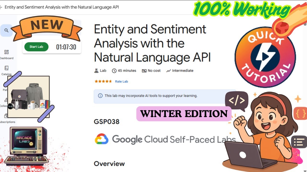 Анализ сущностей и настроений с помощью API обработки естественного языка | Зимний выпуск | 