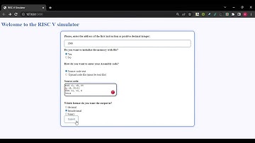 RISC-V Simulator, Cache Calculator and Address Table Generator.