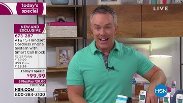 AT T 5Handset Cordless Phone System with Smart Call Block