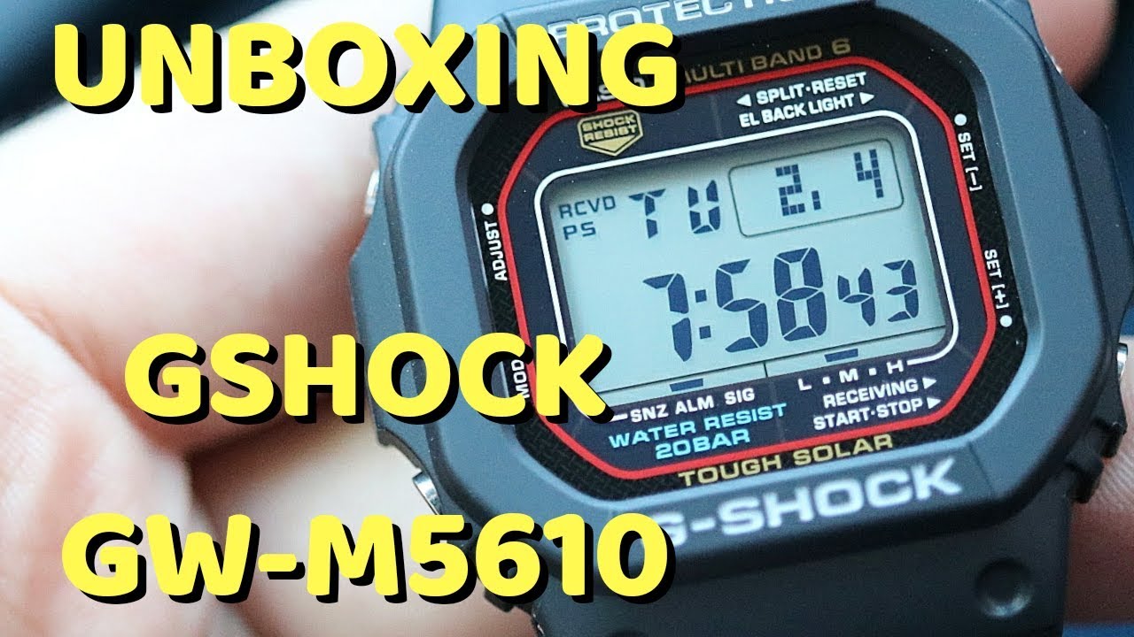 Unboxing de reloj Gshock 
