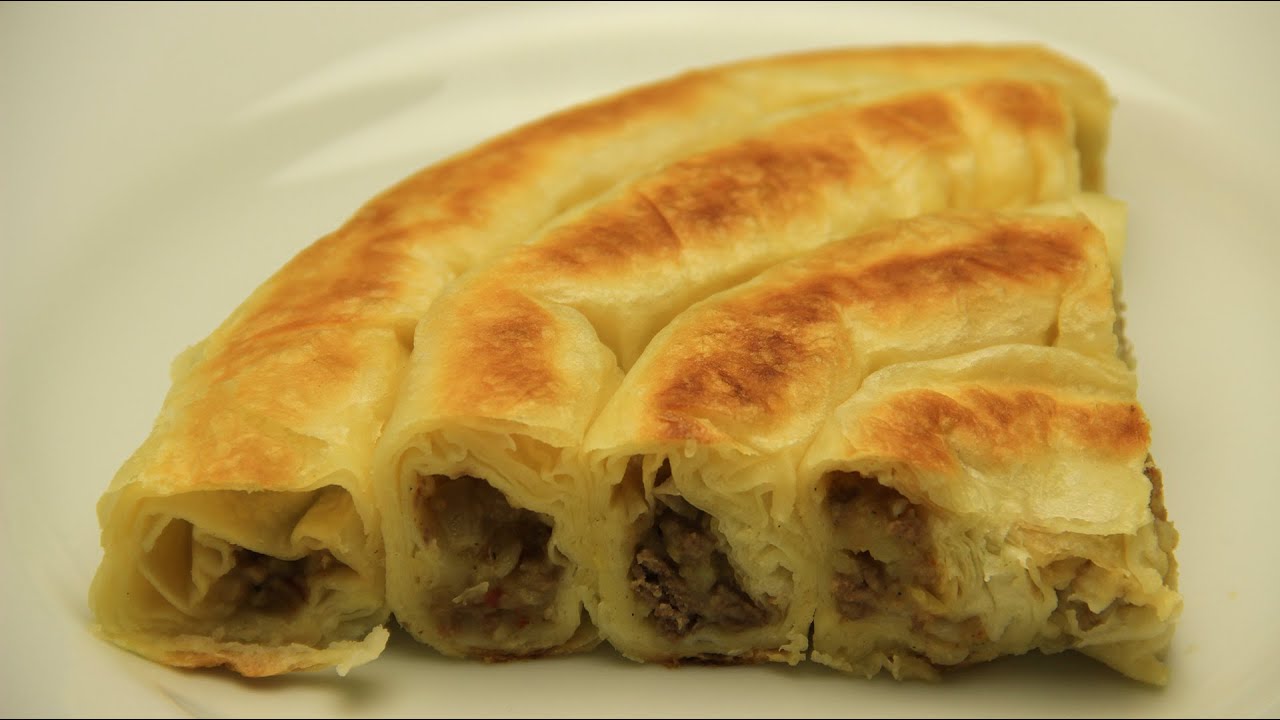 Turkish Potatoes Rolled Borek Recipe Without Oven - YouTube