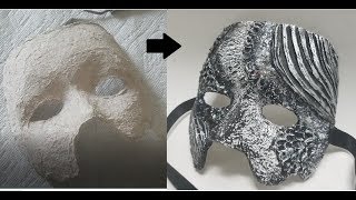 Venetian Mask  DIY from scratch, 3D paper mask