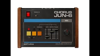 Arturia Chorus Jun-6 Demo | Roland Juno 6 Style Modulation Plugin Test