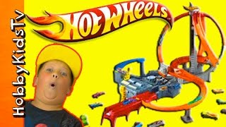 Hot Wheels Spin Storm Track Race Battle Toy Review Whobbytiger By Hobidstv