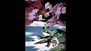 Krillin vs Cell x Gohan vs Raditz ☠💀 #krillin #gohan #dbz #cell #skulledit