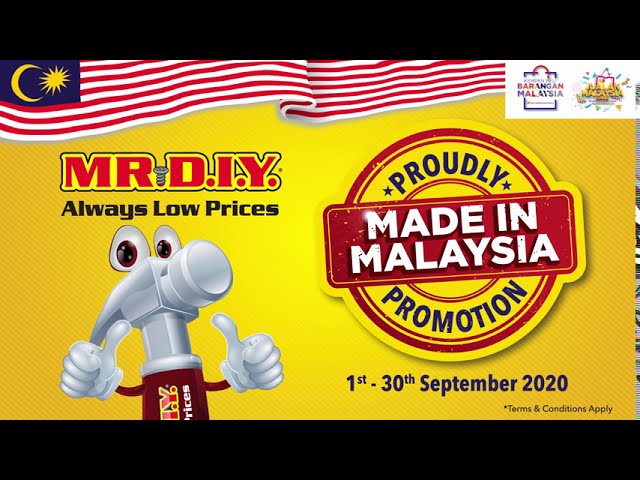 MR.DIY Proudly Made in Malaysia 2020 Promotion class=