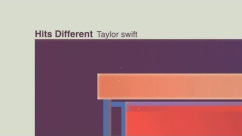 Taylor Swift - Hits Different (Lyrics Video)