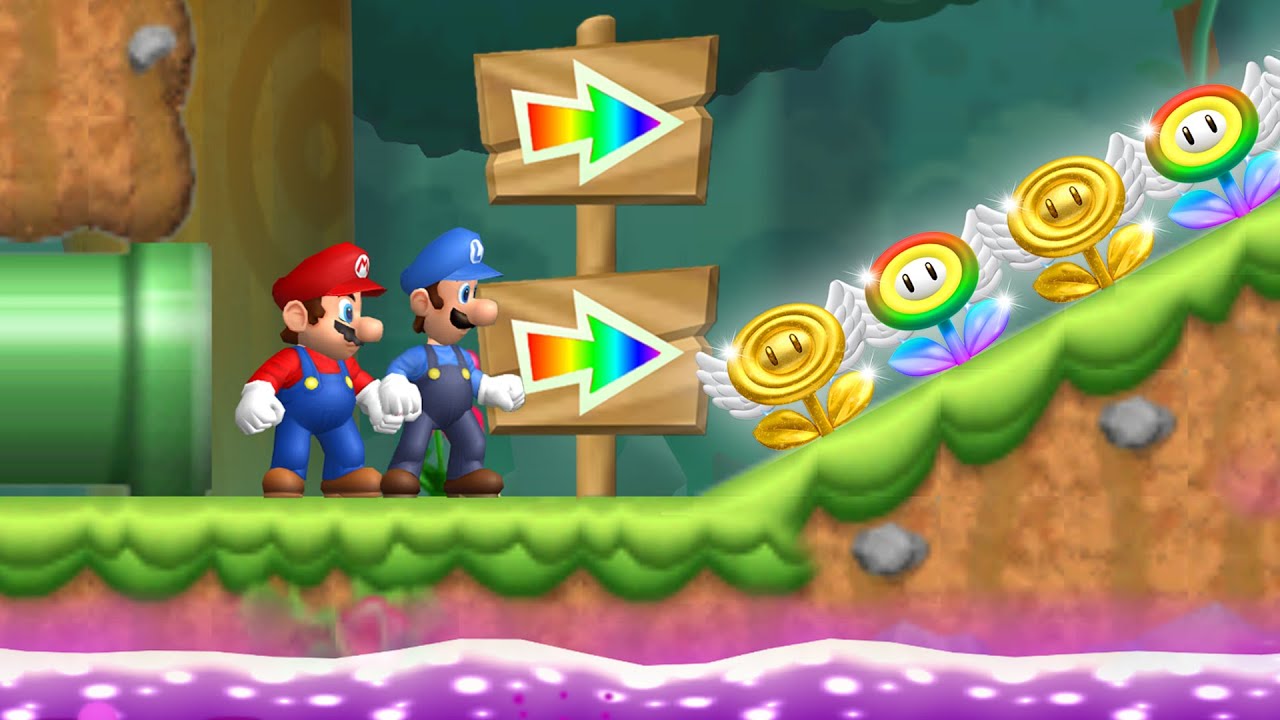 New Super Mario Bros. Wii: Rescue the Princess - 2 Player Co-Op Walkthrough Part 10