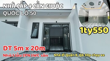 Nhà cấp 4 hiện đại Cần Giuộc Quốc Lộ 50 DT 5x20m đg xe oto | Bán Nhà Bình Chánh | Nhà Đất Trang Anh