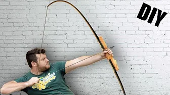 Survival Bow using Old Skis • How to make it