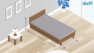 How To Measure a Mattress Size, Single Mattress, Queen Mattress, King Mattress