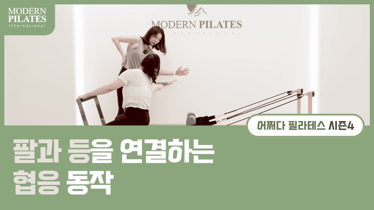[모던필라테스] 팔과 등을 연결하는 협응 동작