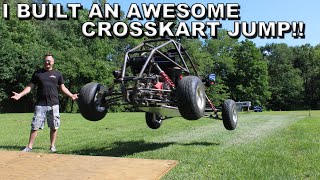 I Built a Go Kart Jump; and the Budget Crosskart is Better Than Ever