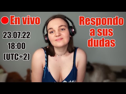 Respondo a sus dudas y preguntas en vivo. ❤️Enamorada del español en directo.❤️