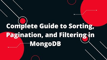 MongoDB Tutorial in Hindi #8: Sorting, Pagination, and Filtering Queries 📊 | Optimize Your Data