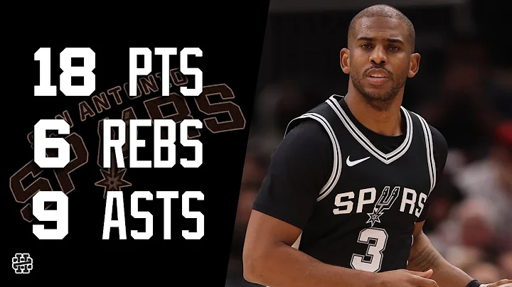 Chris Paul 18 pts 6 rebs 9 asts vs Bulls 24/25 season