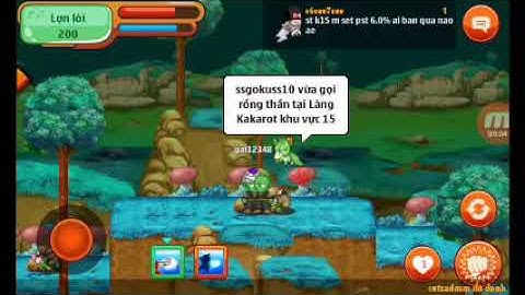 Chơi ngọc rồng online #2 làm nhiệm vụ 16000 sức mạnh