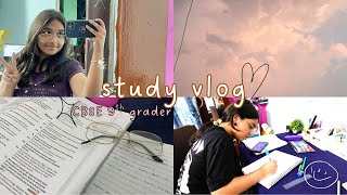 Aesthetic Study Vlog |CBSE 9th Grader |#learnwithpriyanshi #studentlife