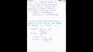 Calculus BC Unit 8, Lesson 9a: More Error Bounds