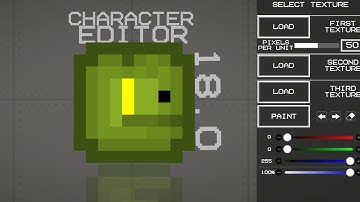 Character editor in melon playground 18.0 - real concept
