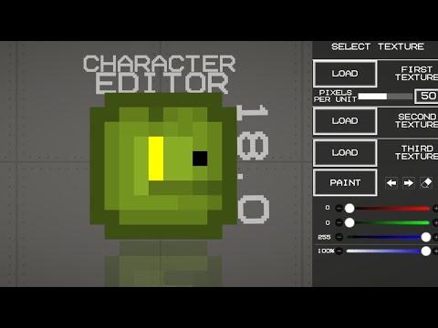 Character editor in melon playground 18.0 - real concept