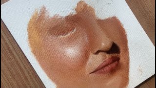 How to draw realistic acrylic painting