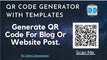 How To Create QR Code With Template For Blog Post?