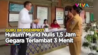 Terlambat 3 Menit, Siswa Dihukum Nulis 1,5 Jam hingga Tertinggal Pelajaran