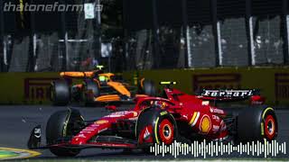Carlos Sainz singing Smooth Operator after winning the Australian GP | Post-Race Radio screenshot 3