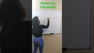 Quick tutorial on factoring trinomials! screenshot 5