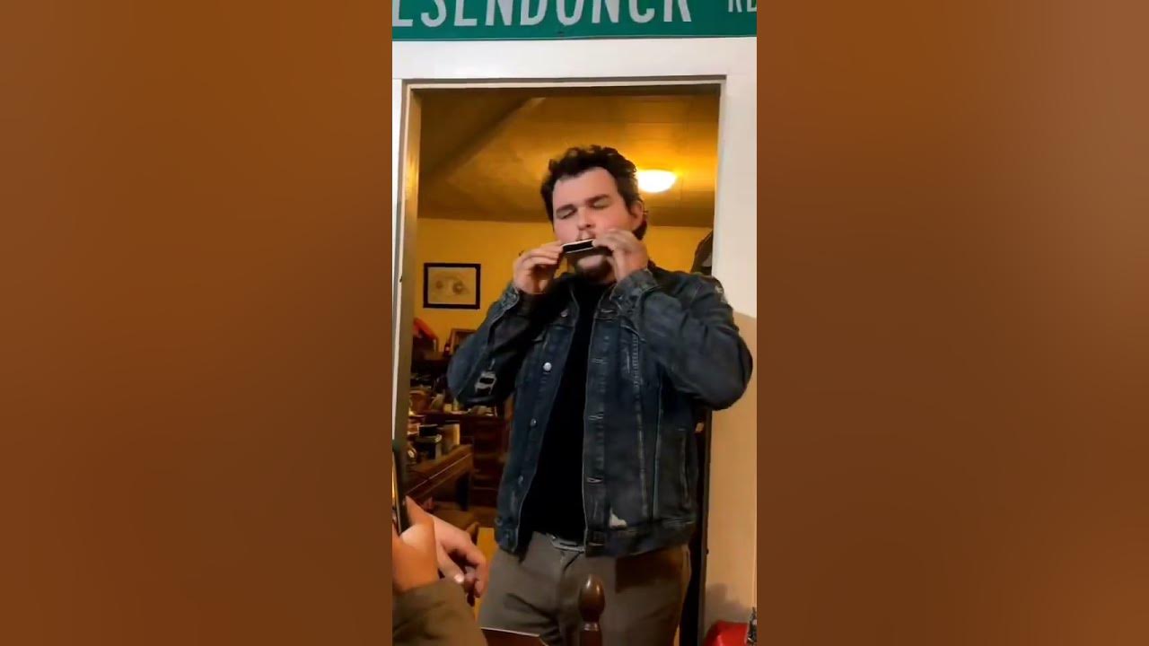 drunk as a skunk playin' broken window serenade on the harmonica 😎