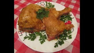 Куриные окорочка фаршированные сыром и чесноком Куриные окорочка фаршированные сыром и чесноком