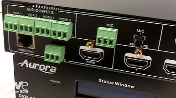 InfoComm 2015: Aurora Displays DXP-62 Presentation Scaler/Switcher