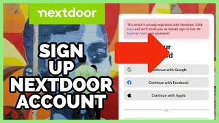Signup Next Door Account How To Create Next Door Account On Pc 2023