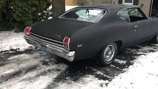 Brother's 69 Chevelle Cold Start