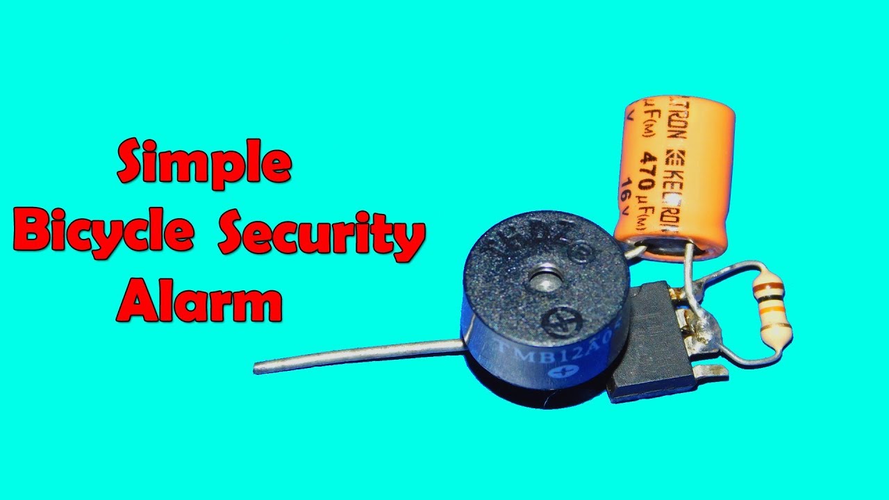 Simple Bicycle Anti-Theft Security Alarm Circuit