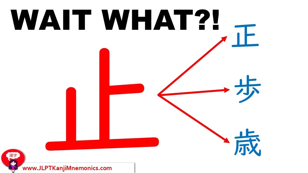 This Ancient Symbol Is Following You 止 (JLPT N4)