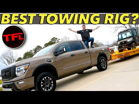 how-hard-can-the-2020-nissan-titan-xd-work?-we-tow-10,000-pounds-to-find-out!