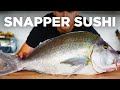 Making Sushi from a Whole Snapper